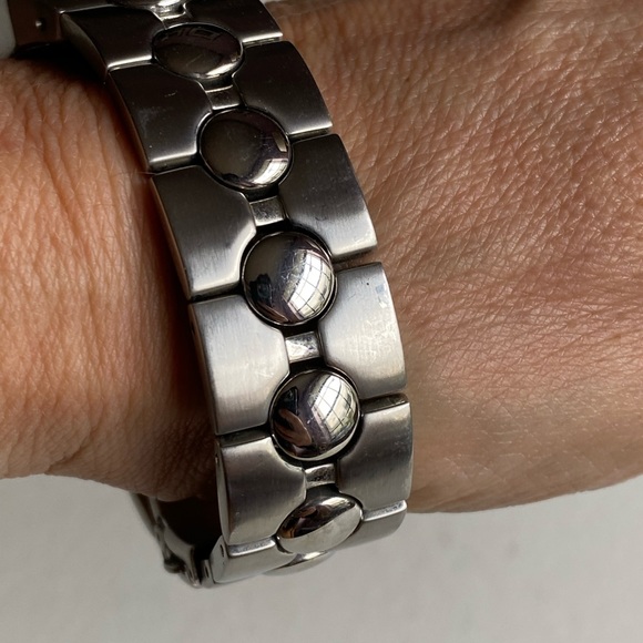 Fossil Arkitekt Diamond Tank Watch Woman Rectangle Silver Bracelet FS-2844 - Picture 12 of 12